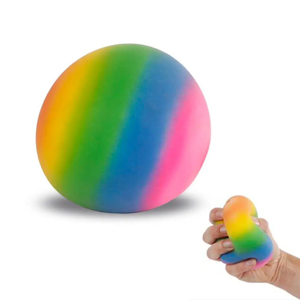 Cover: 8713219441213 | Fidget Rainbow Squeezeball | Bunter Stretch Ball in Regenbogenfarben