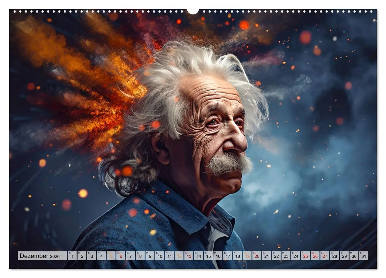 Bild: 9783457511213 | Genies der Physik (hochwertiger Premium Wandkalender 2026 DIN A2...