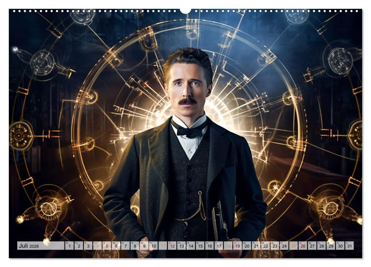 Bild: 9783457511213 | Genies der Physik (hochwertiger Premium Wandkalender 2026 DIN A2...