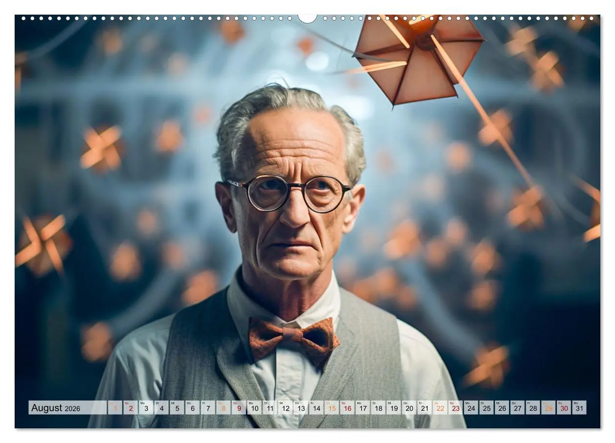 Bild: 9783457511213 | Genies der Physik (hochwertiger Premium Wandkalender 2026 DIN A2...