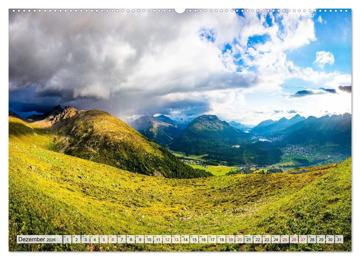 Bild: 9783457681213 | Bündnerland (hochwertiger Premium Wandkalender 2026 DIN A2 quer),...