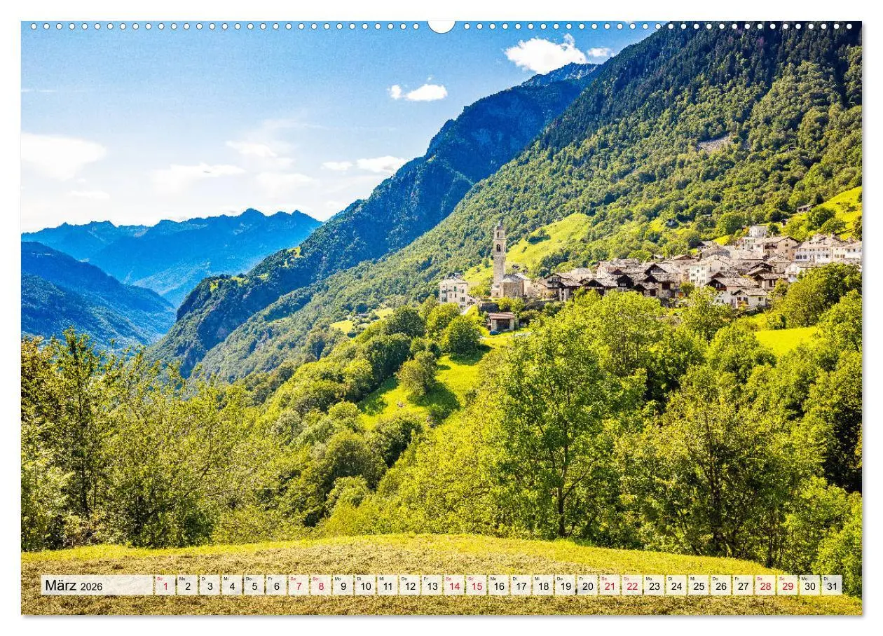 Bild: 9783457681213 | Bündnerland (hochwertiger Premium Wandkalender 2026 DIN A2 quer),...