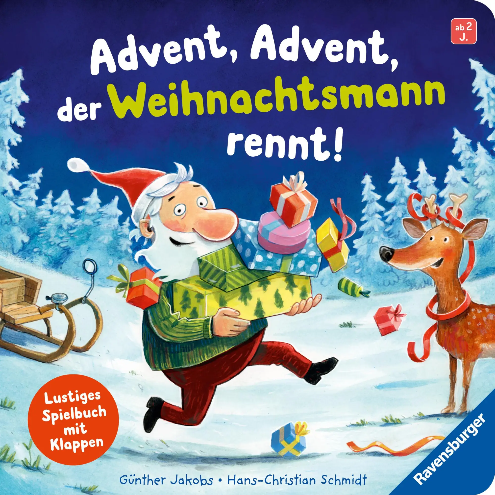 Cover: 9783473421213 | Advent, Advent, der Weihnachtsmann rennt! | Hans-Christian Schmidt