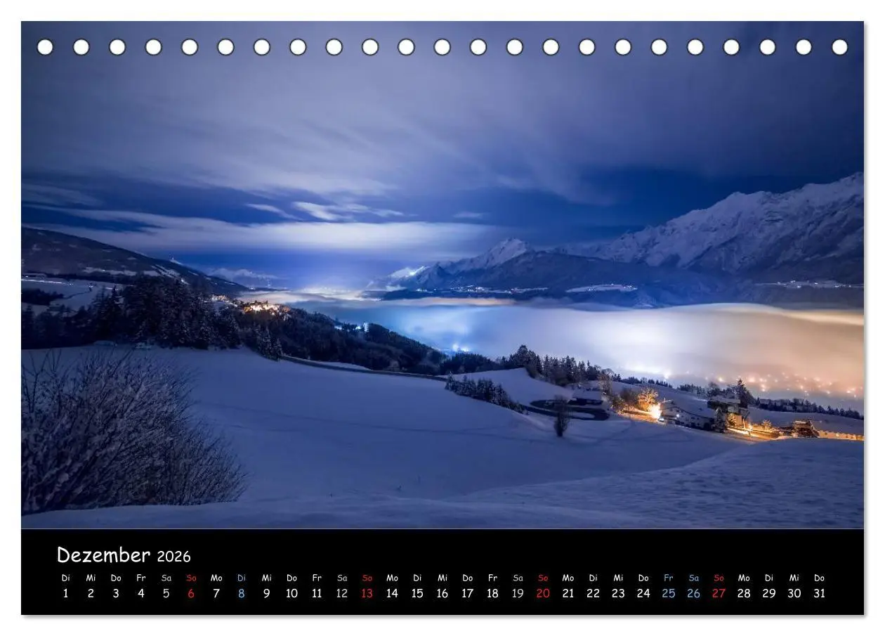Bild: 9783516081213 | Tiroler Stimmungen (Tischkalender 2026 DIN A5 quer), CALVENDO...