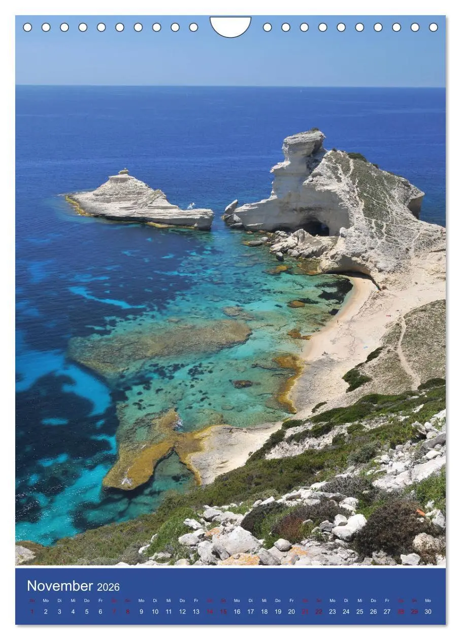 Bild: 9783516391213 | Korsika - Felsen und Meer (Wandkalender 2026 DIN A4 hoch), CALVENDO...