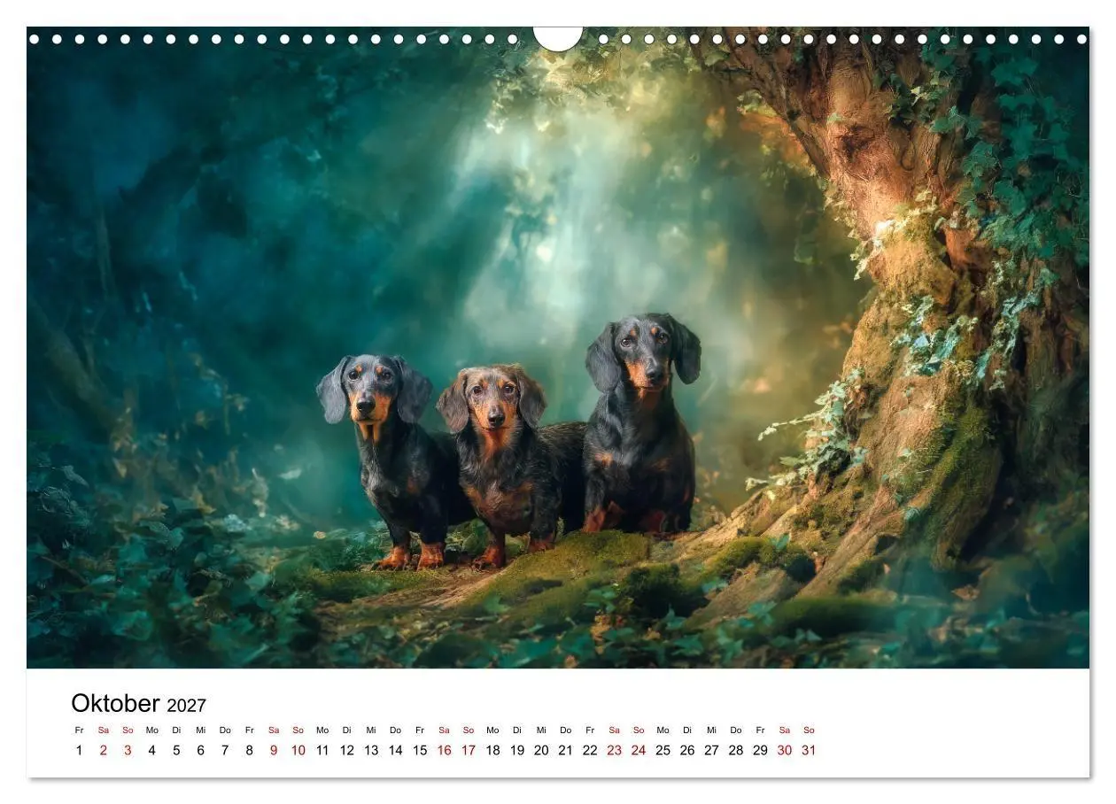 Bild: 9783516771213 | Herzensbrecher - Ein Jahr mit Dackeln (Wandkalender 2027 DIN A3...