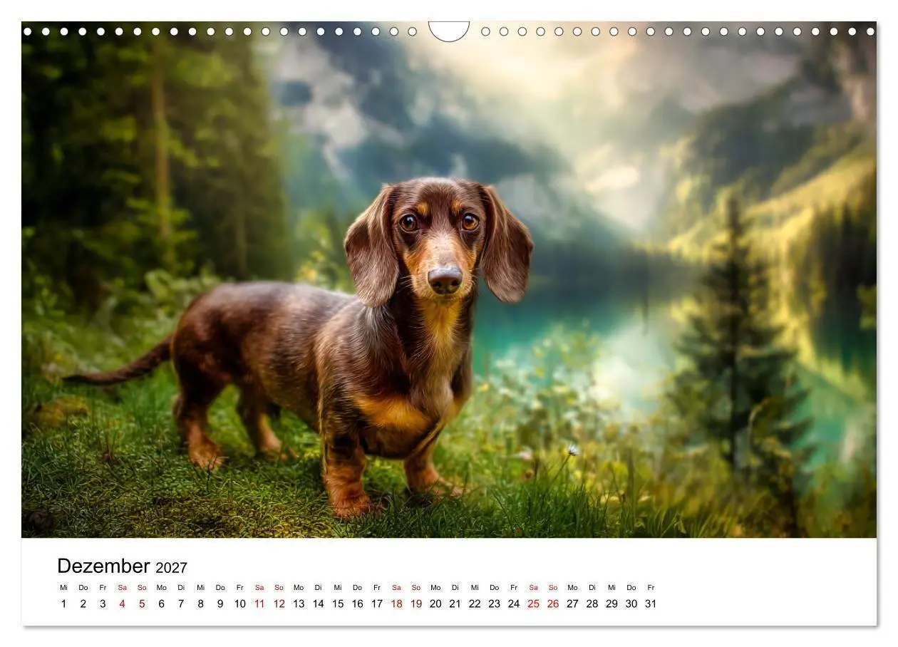 Bild: 9783516771213 | Herzensbrecher - Ein Jahr mit Dackeln (Wandkalender 2027 DIN A3...