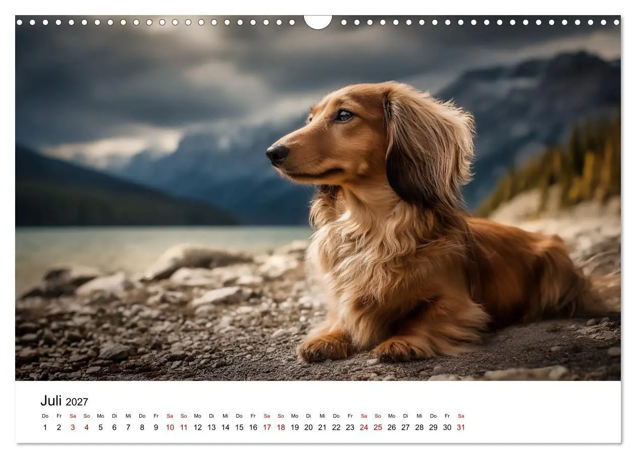 Bild: 9783516771213 | Herzensbrecher - Ein Jahr mit Dackeln (Wandkalender 2027 DIN A3...