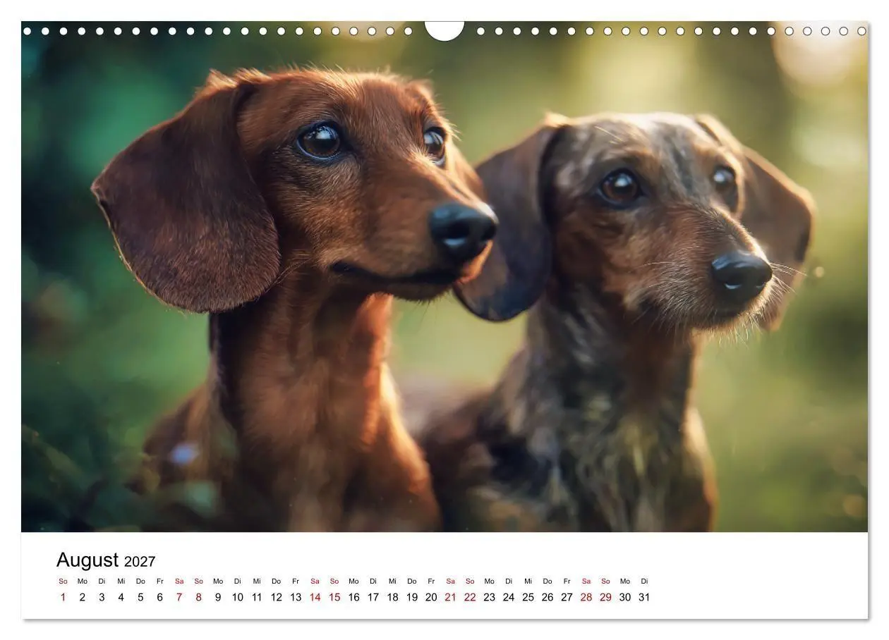 Bild: 9783516771213 | Herzensbrecher - Ein Jahr mit Dackeln (Wandkalender 2027 DIN A3...