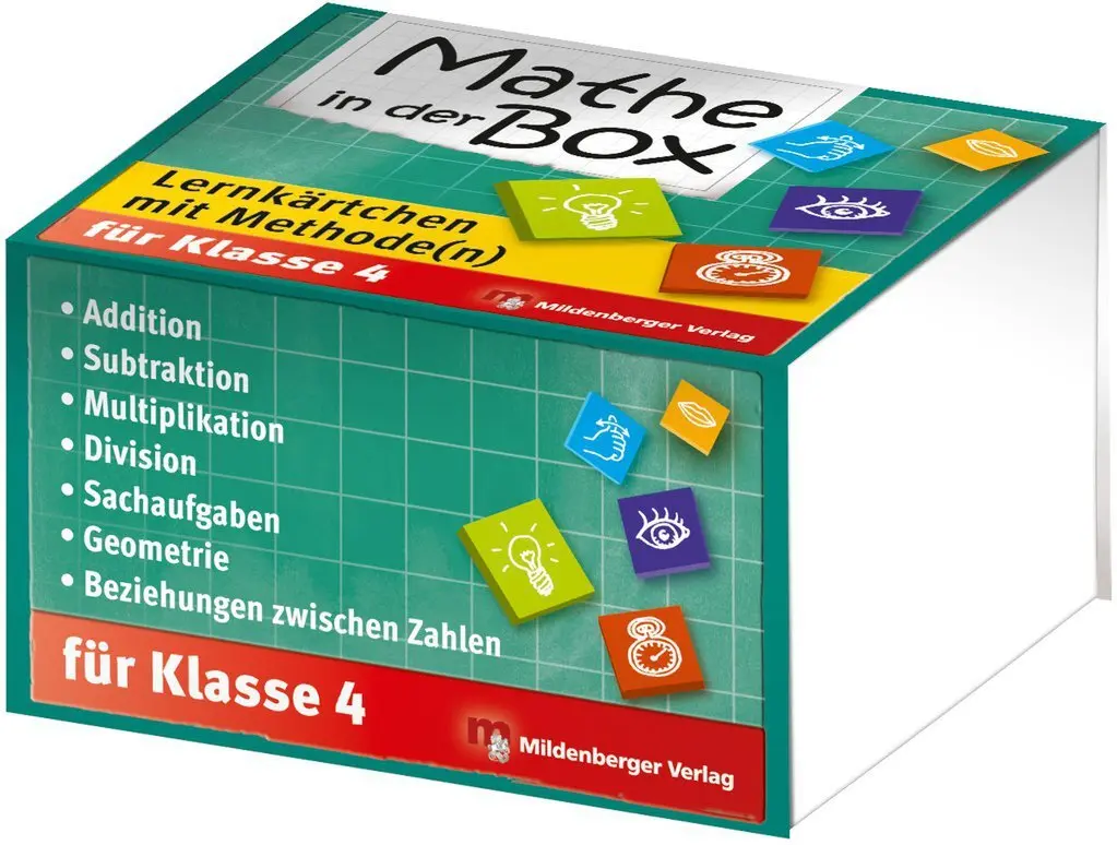 Cover: 9783619041213 | Lernkärtchen mit Methode(n) für Klasse 4 | Verena Anlauf (u. a.)