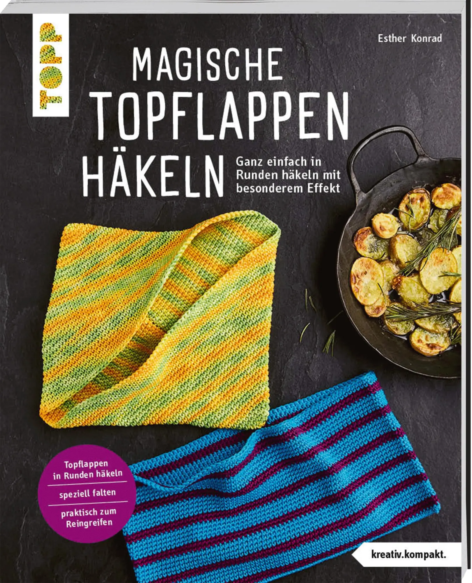 Cover: 9783735871213 | Magische Topflappen häkeln (kreativ.kompakt.) | Esther Konrad | Buch