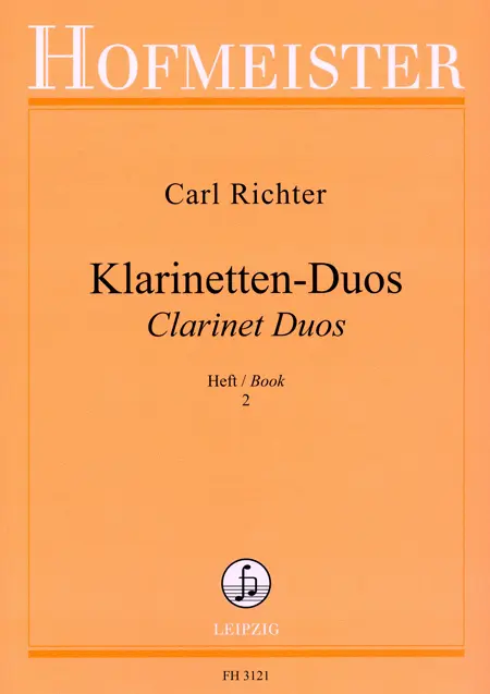 Cover: 9790203431213 | Klarinetten-Duos 2 | Carl Richter | Broschüre | 35 S. | Deutsch