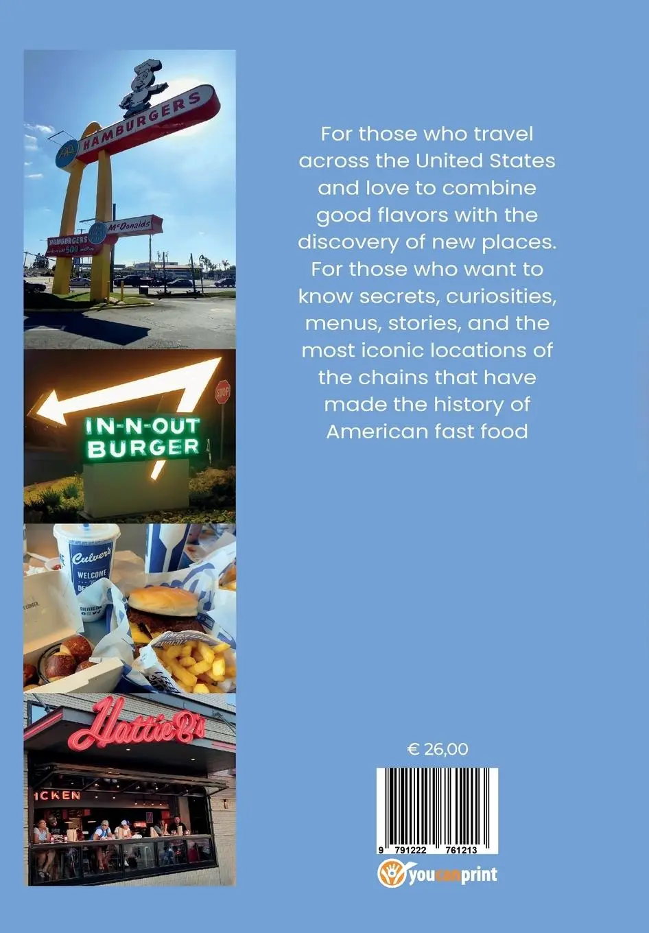 Rückseite: 9791222761213 | American Fast Food | Carlo Mannelli | Taschenbuch | Englisch | 2024