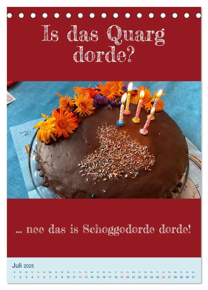 Bild: 9783435891313 | Ningelnäsorum! Mundart und Dialekt Kalender Sachsen (Tischkalender...