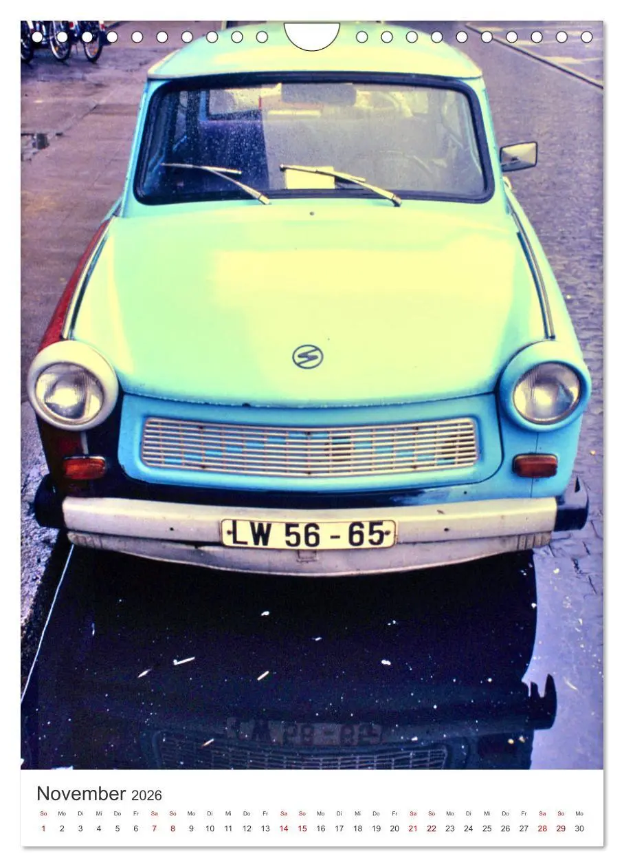 Bild: 9783457291313 | Auto-Land DDR - Trabant und Wartburg (Wandkalender 2026 DIN A4...