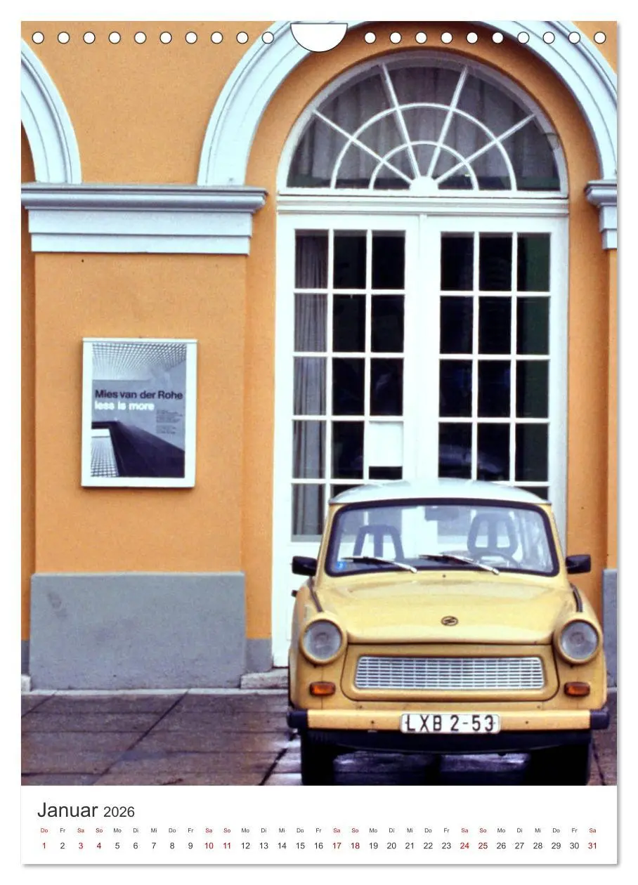 Bild: 9783457291313 | Auto-Land DDR - Trabant und Wartburg (Wandkalender 2026 DIN A4...