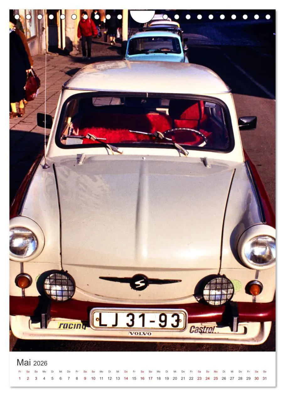 Bild: 9783457291313 | Auto-Land DDR - Trabant und Wartburg (Wandkalender 2026 DIN A4...