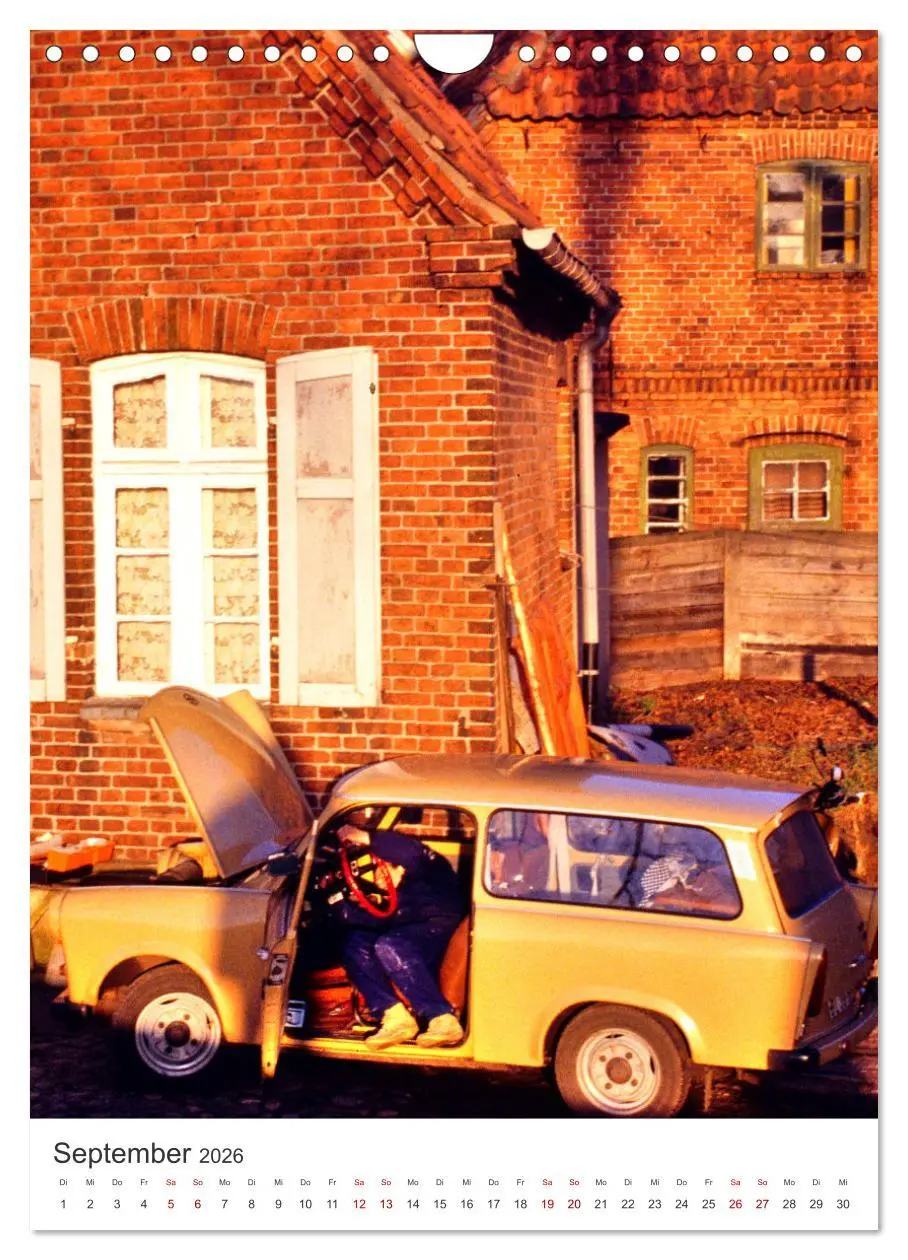 Bild: 9783457291313 | Auto-Land DDR - Trabant und Wartburg (Wandkalender 2026 DIN A4...