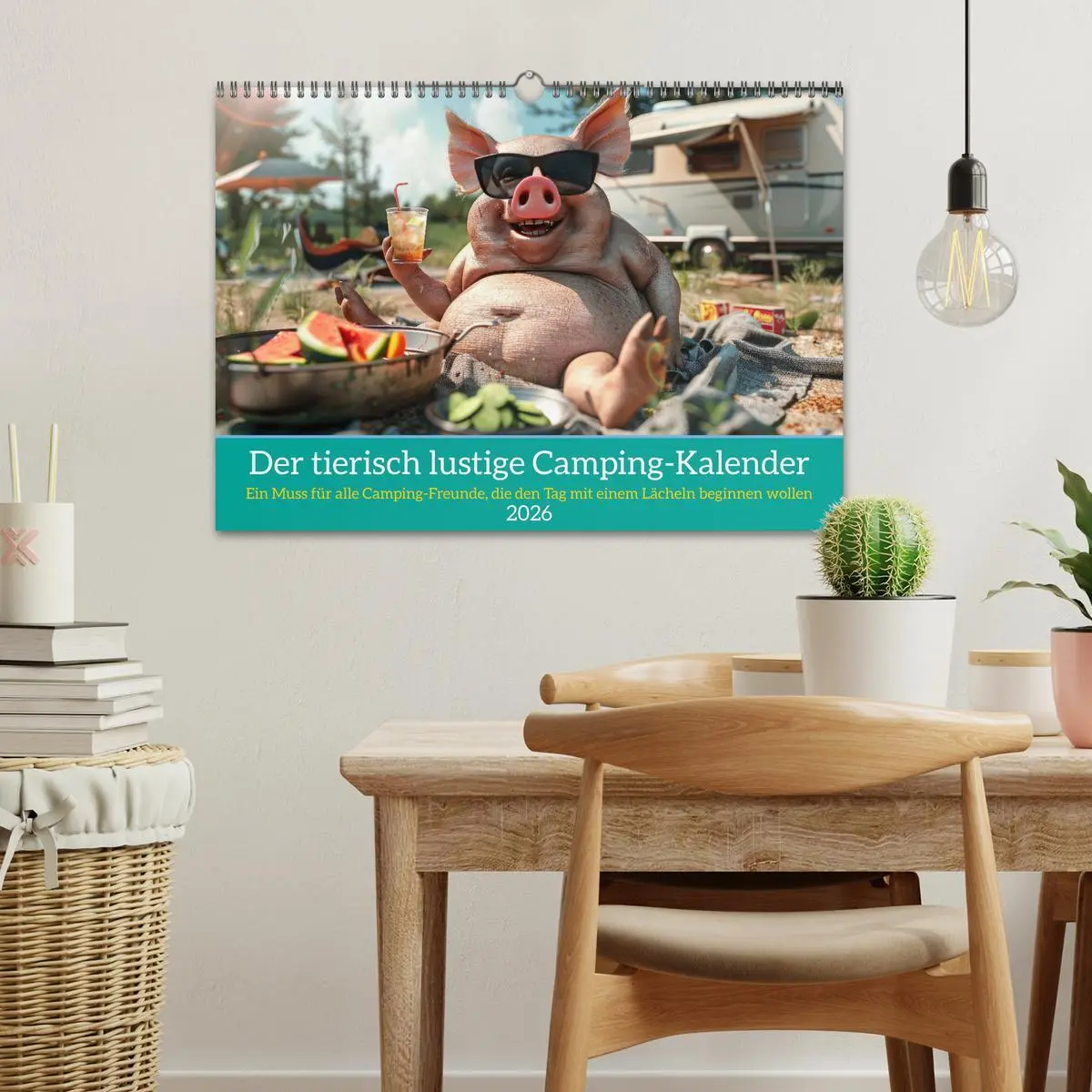 Bild: 9783457361313 | Der tierisch lustige Camping-Kalender (Wandkalender 2026 DIN A3...