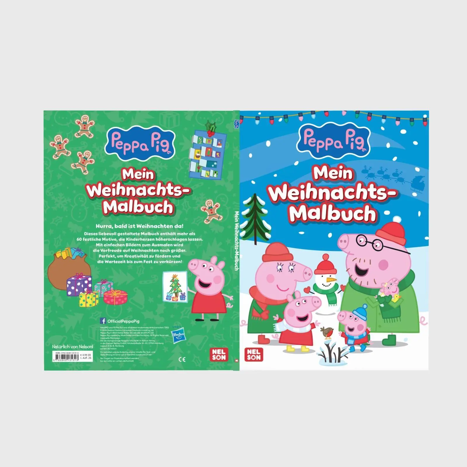 Bild: 9783845131313 | Peppa Wutz Ausmalbilder: Mein Weihnachtsmalbuch | Taschenbuch | 64 S.