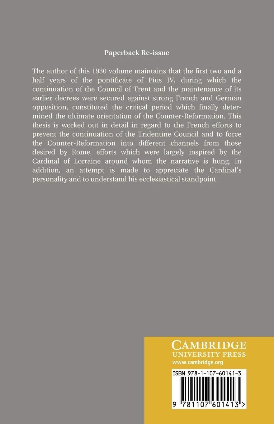 Rückseite: 9781107601413 | The Cardinal of Lorraine and the Council of Trent | H. Outram Evennett