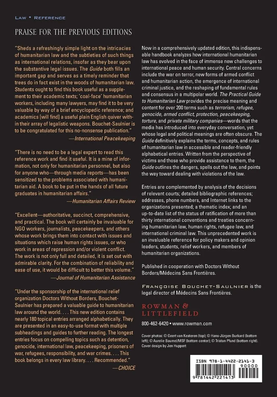 Rückseite: 9781442221413 | The Practical Guide to Humanitarian Law | Françoise Bouchet-Saulnier