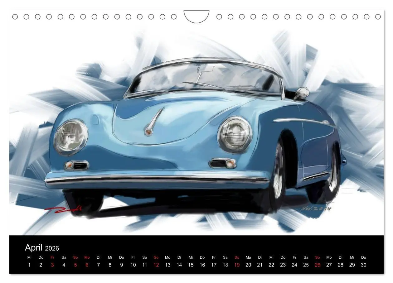 Bild: 9783457971413 | Porsche inspired Artwork by Reinhold Art´s (Wandkalender 2026 DIN...