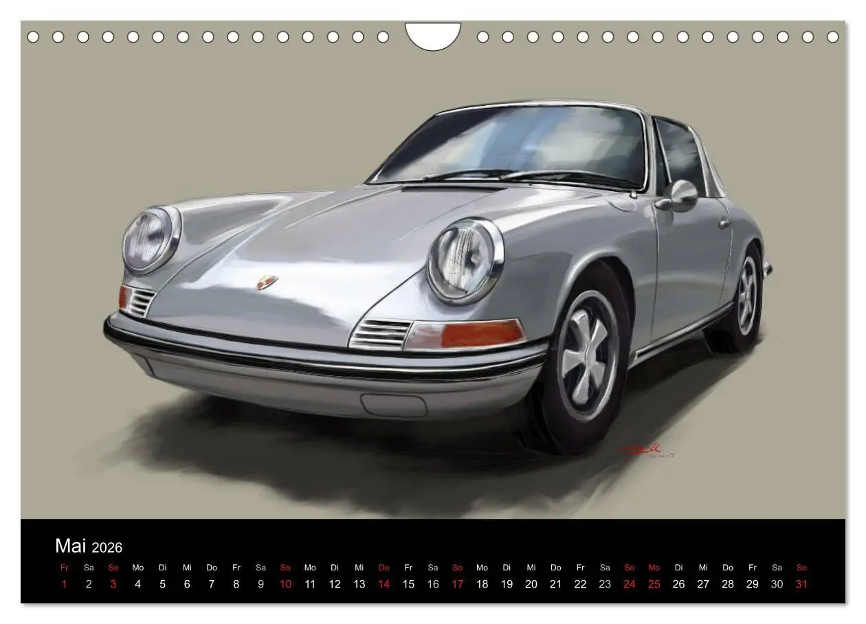 Bild: 9783457971413 | Porsche inspired Artwork by Reinhold Art´s (Wandkalender 2026 DIN...