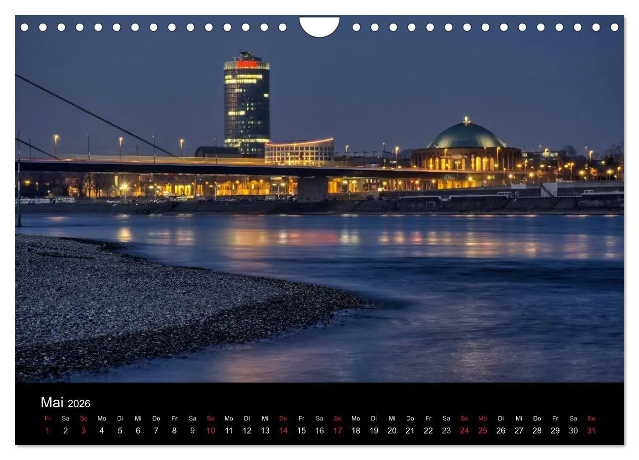 Bild: 9783516061413 | Düsseldorf - Rheinansichten (Wandkalender 2026 DIN A4 quer),...