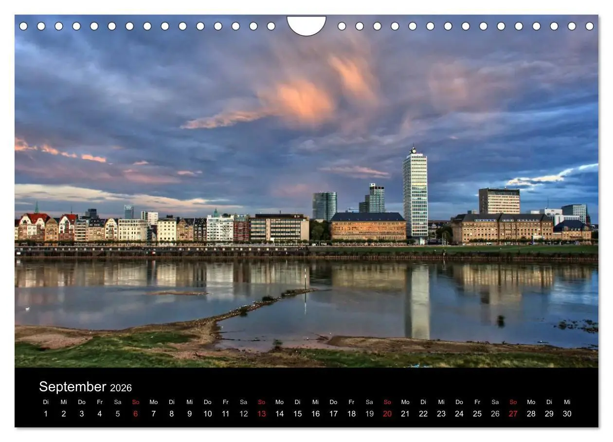 Bild: 9783516061413 | Düsseldorf - Rheinansichten (Wandkalender 2026 DIN A4 quer),...