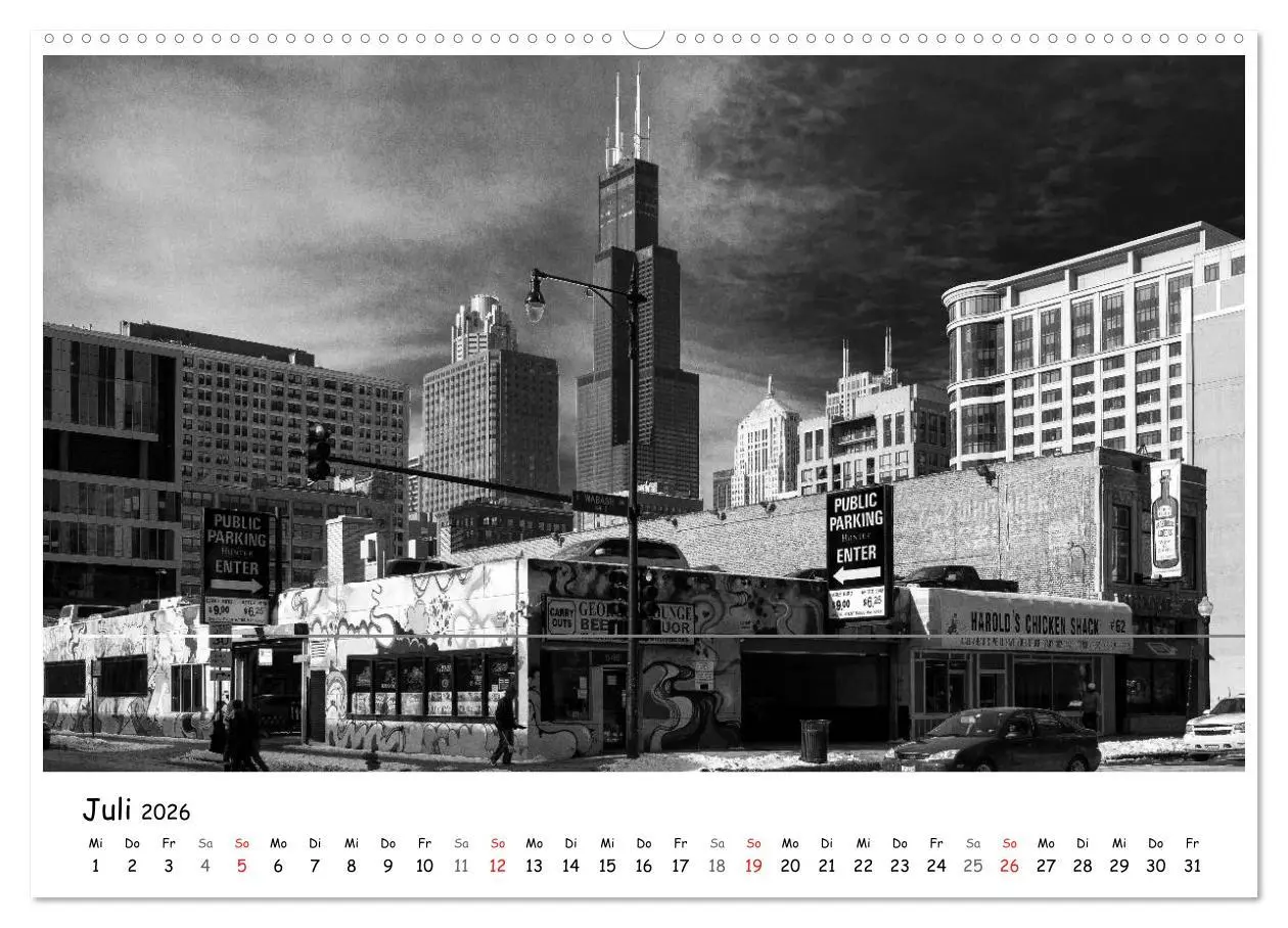 Bild: 9783516131413 | Chicago 2026 (Wandkalender 2026 DIN A2 quer), CALVENDO Monatskalender