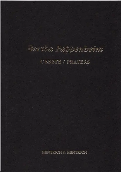 Cover: 9783933471413 | Gebete / Prayers | Bertha Pappenheim | Taschenbuch | 70 S. | Deutsch
