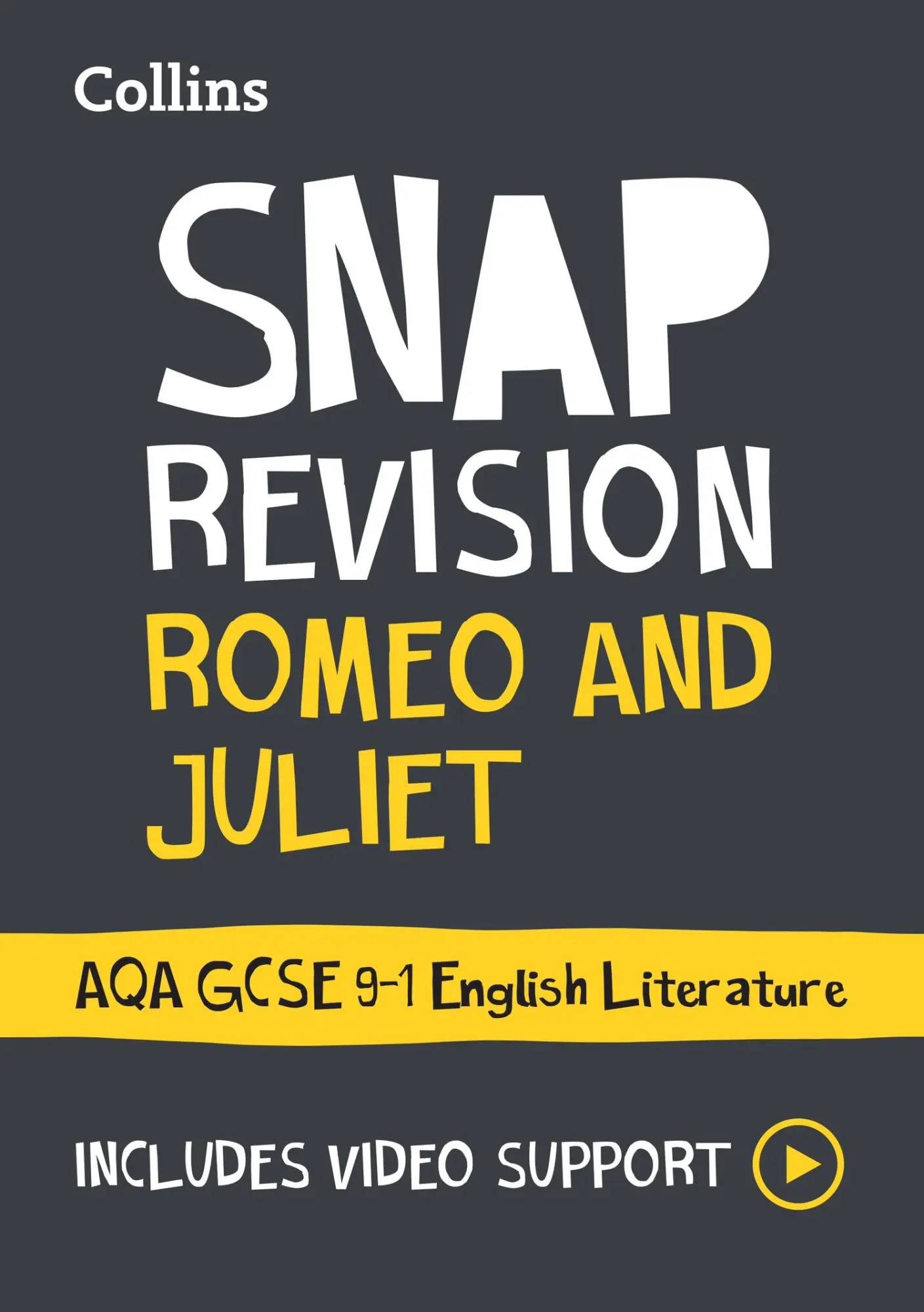 Cover: 9780008551513 | Romeo and Juliet: AQA GCSE 9-1 English Literature Text Guide | Gcse