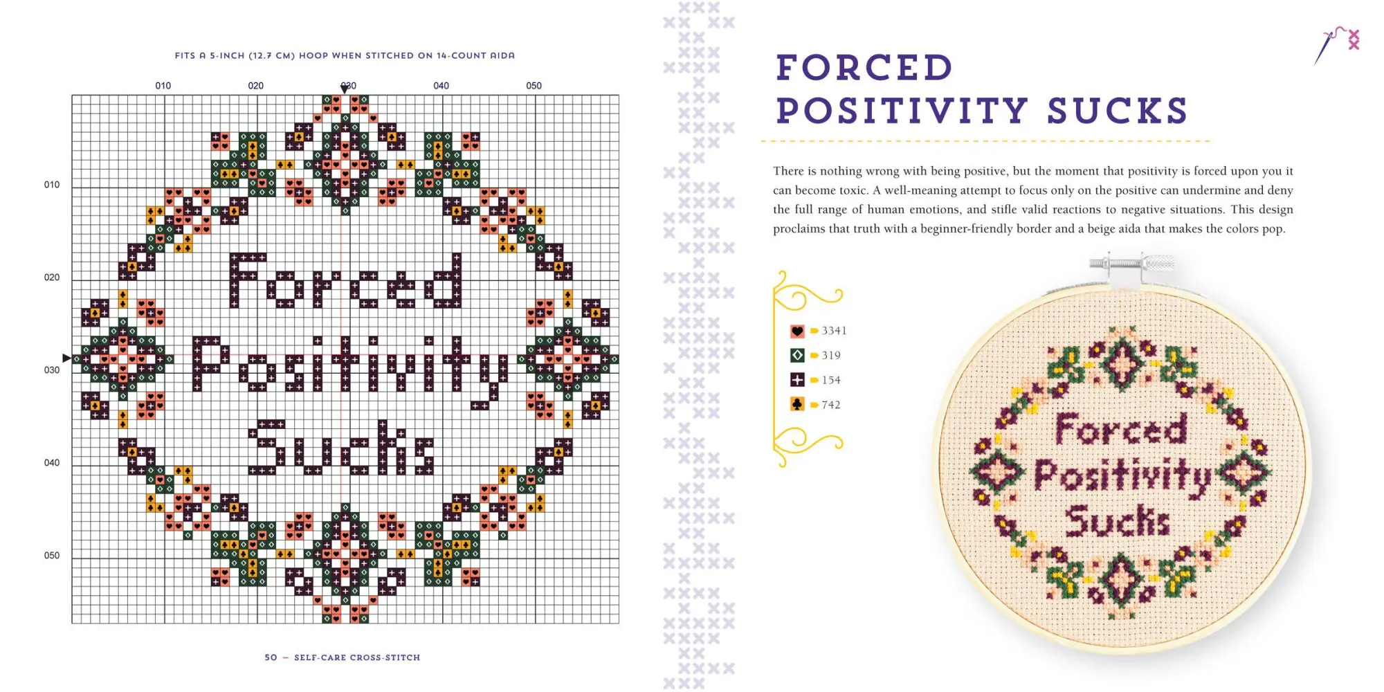 Bild: 9781454711513 | Self-Care Cross-Stitch | 40 Uplifting &amp; Irreverent Patterns | Rohr