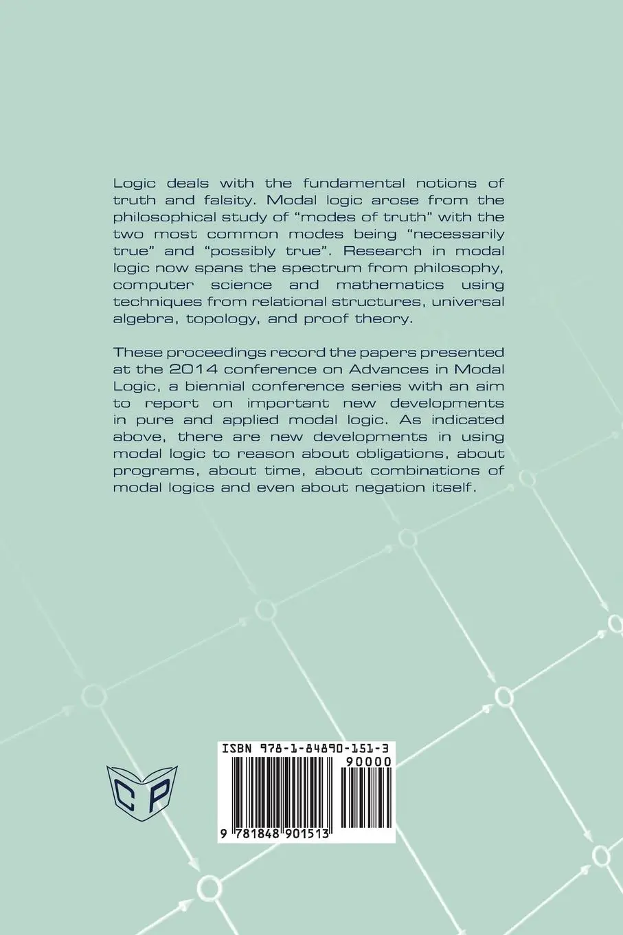 Rückseite: 9781848901513 | Advances in Modal Logic Volume 10 | Rajeev Gore (u. a.) | Taschenbuch