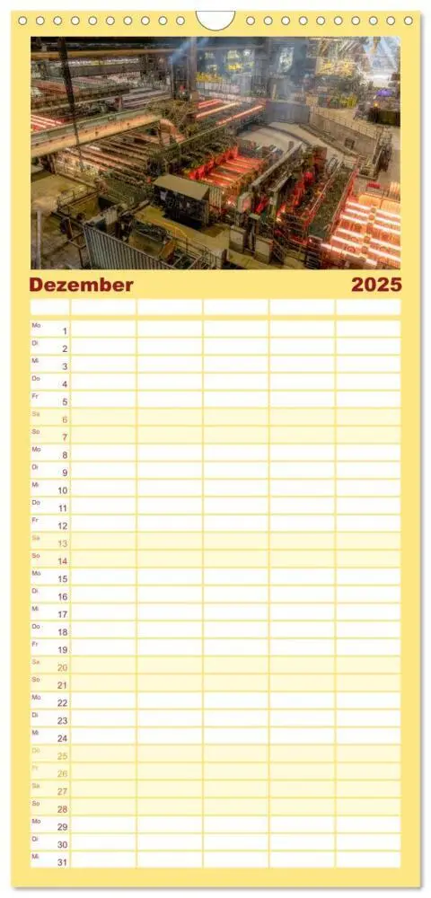 Bild: 9783457101513 | Familienplaner 2025 - Ruhrpott Akzente mit 5 Spalten (Wandkalender,...