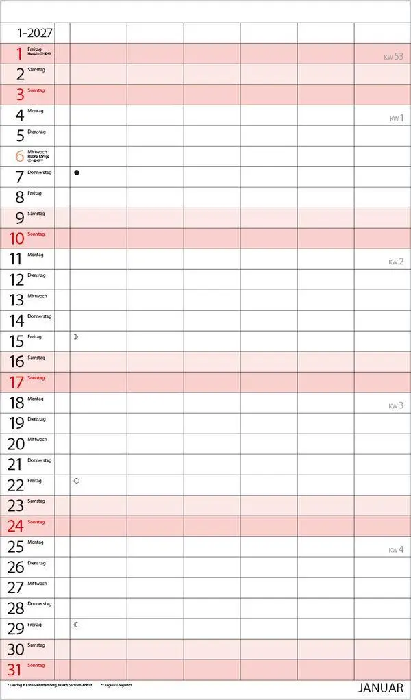 Bild: 9783819301513 | XL Familienplaner 2027 | Verlag Korsch | Kalender | 14 S. | Deutsch