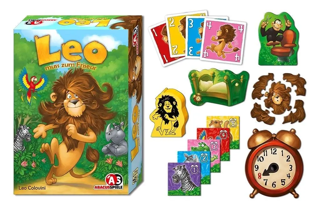 Bild: 4011898041613 | Leo muss zum Friseur | Leo Colovini | Spiel | Brettspiel | 04161