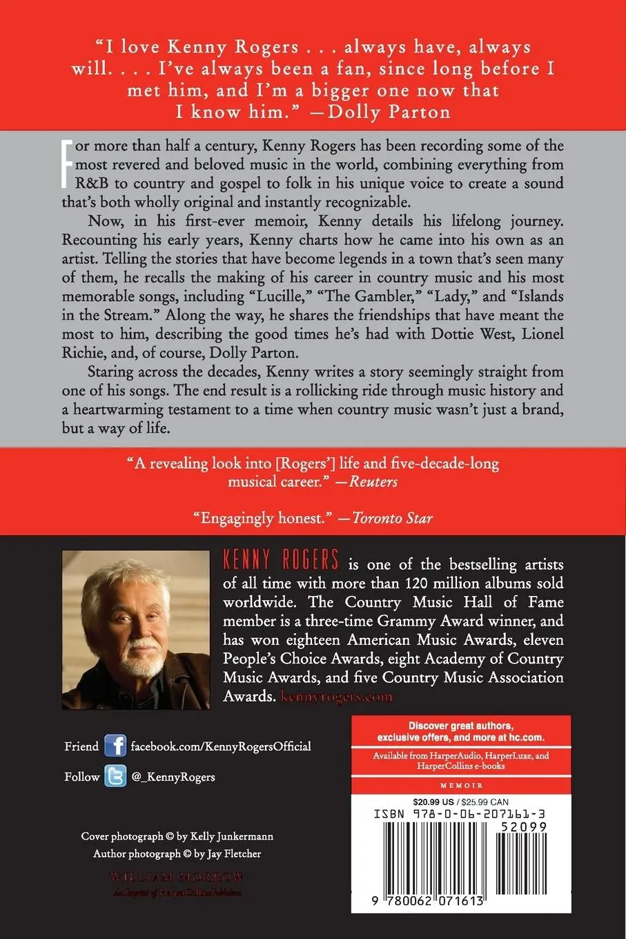 Rückseite: 9780062071613 | Luck or Something Like It | Kenny Rogers | Taschenbuch | Englisch
