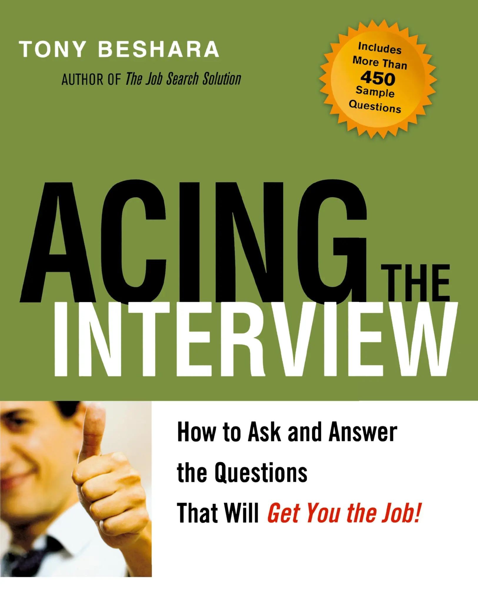 Cover: 9780814401613 | Acing the Interview | Tony Beshara | Taschenbuch | Englisch | 2008