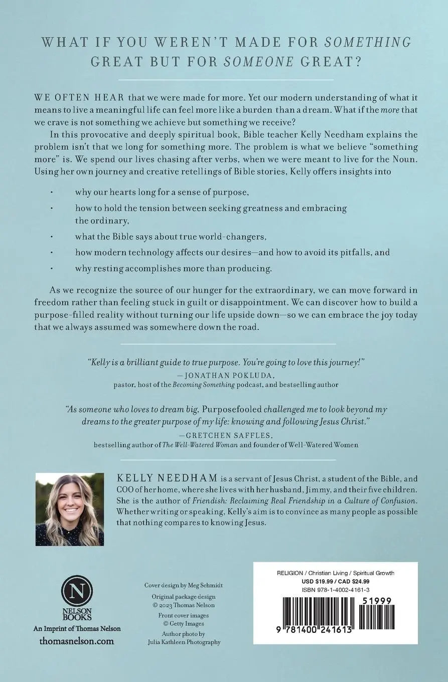 Rückseite: 9781400241613 | Purposefooled | Kelly Needham | Taschenbuch | Kartoniert / Broschiert