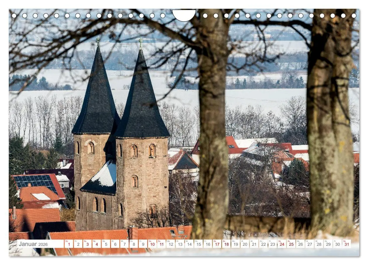 Bild: 9783457881613 | Romanik in Sachsen-Anhalt (Wandkalender 2026 DIN A4 quer), CALVENDO...
