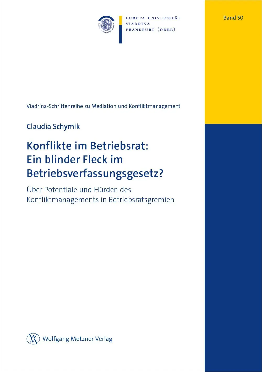 Cover: 9783961171613 | Konflikte im Betriebsrat: Ein blinder Fleck im...