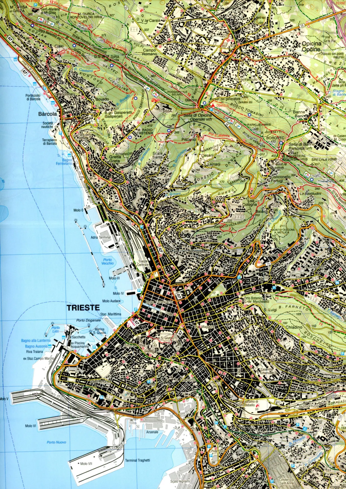 Bild: 9788883151613 | 47 Carso Triestino e Isontiono | 1:25000 | (Land-)Karte | Italienisch