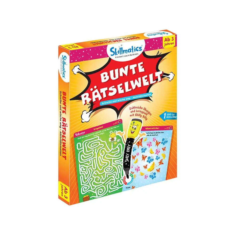 Cover: 8904279501713 | Write and Wipe Kit - Bunte Rätselwelt | Buch | Karton | Deutsch | 2024