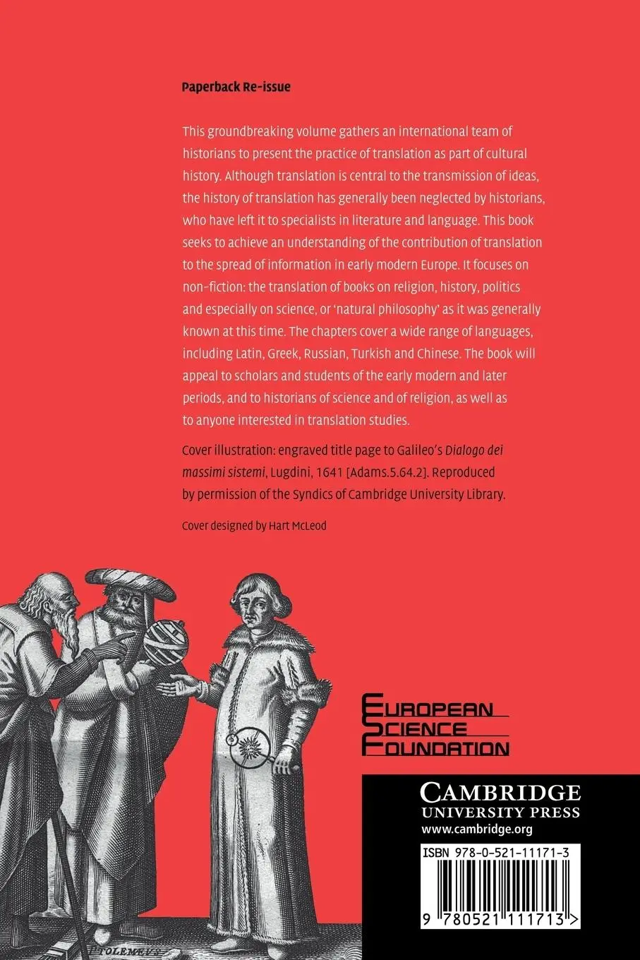 Rückseite: 9780521111713 | Cultural Translation in Early Modern Europe | Peter Burke (u. a.)