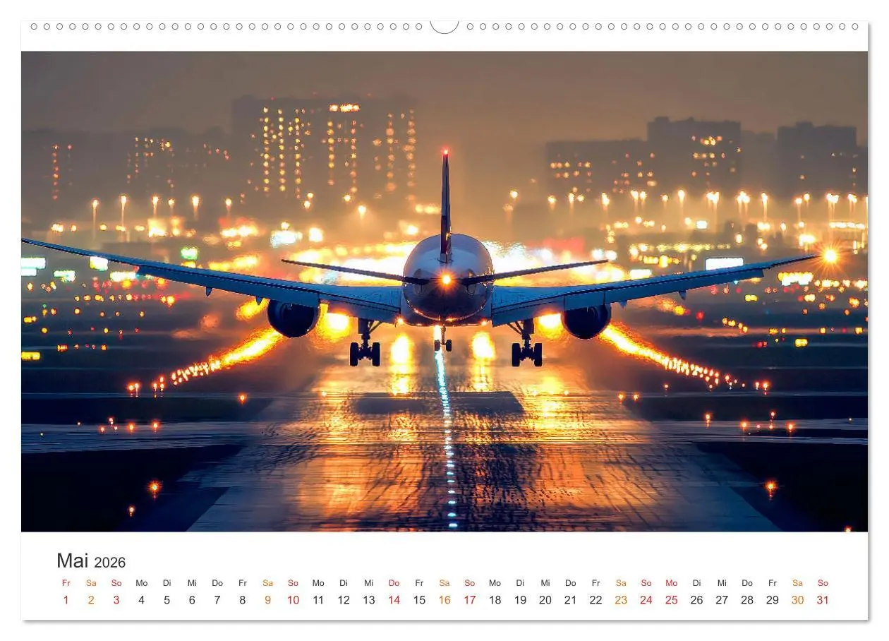 Bild: 9783457251713 | Flugzeuge - Stahlriesen am Himmel (Wandkalender 2026 DIN A2 quer),...