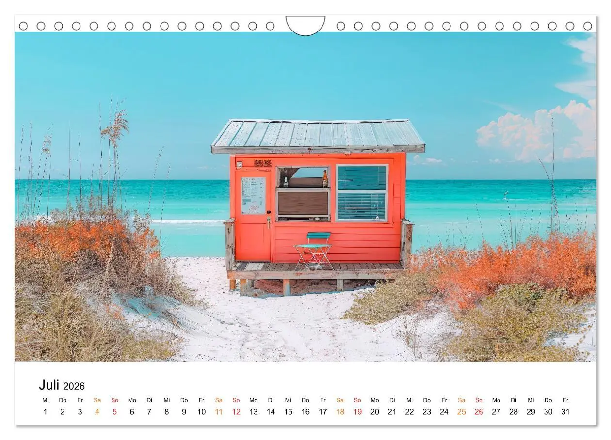 Bild: 9783457321713 | Maritim pur - Strandträume (Wandkalender 2026 DIN A4 quer),...