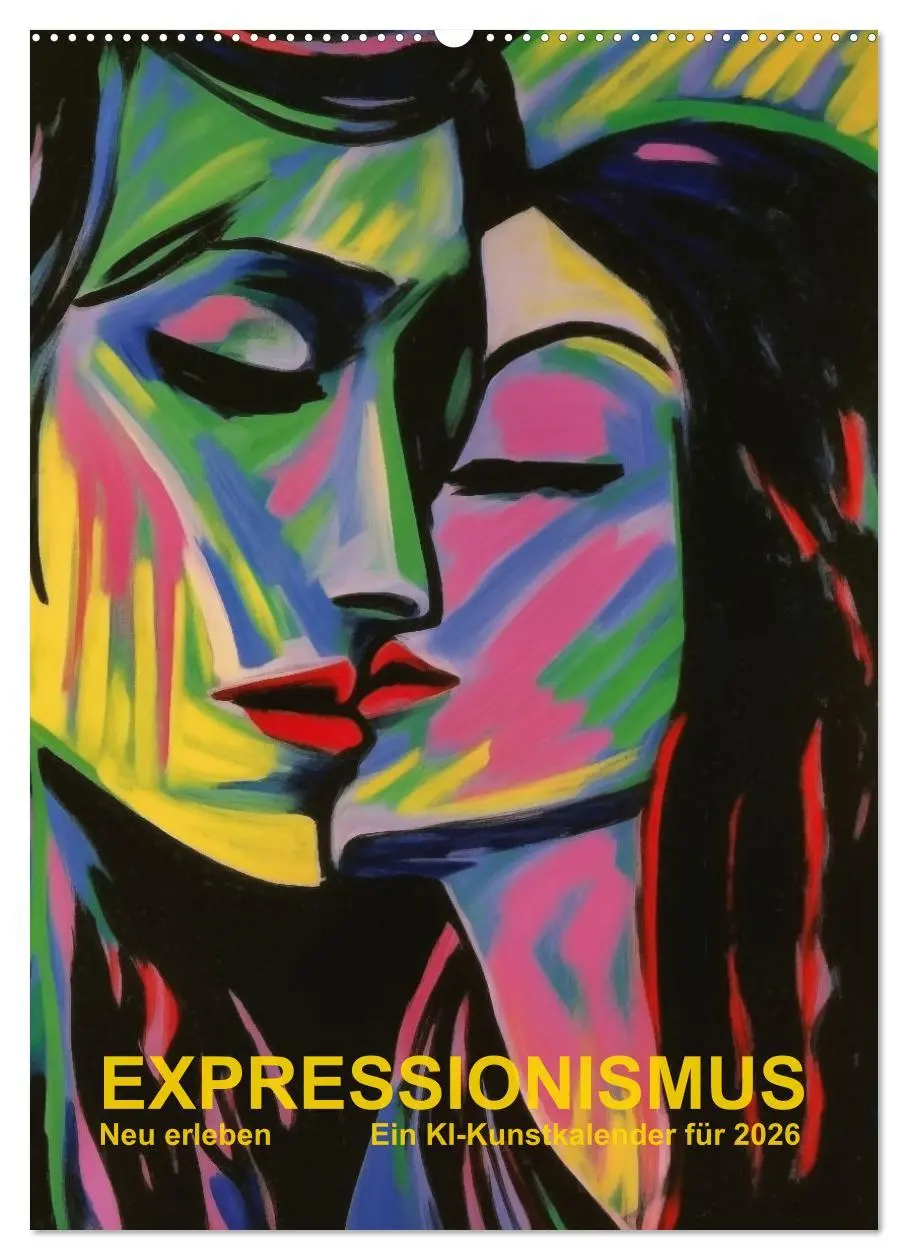 Cover: 9783457941713 | EXPRESSIONISMUS Neu Erleben Ein KI-Kunstkalender (Wandkalender 2026...