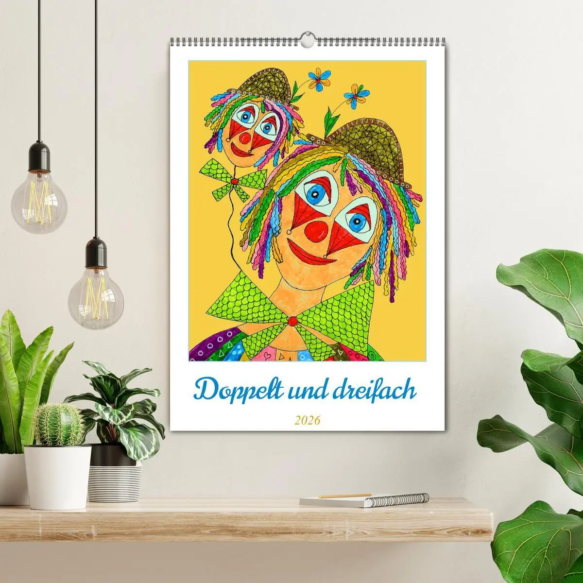 Bild: 9783516341713 | Doppelt oder dreifach (Wandkalender 2026 DIN A2 hoch), CALVENDO...